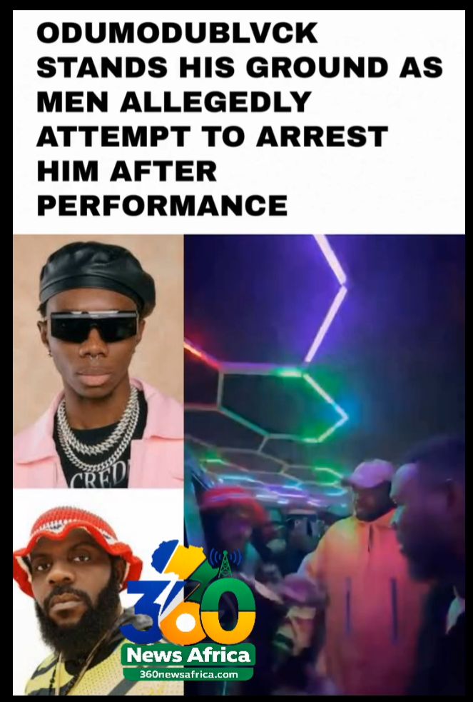 Odumodublvck finds himself at the centre of another tense moment after his performance at BOHO Club in Lagos, where police officers reportedly attempted to take him into custody. 🎤🚨