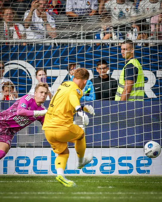 Koeman Jr makes history as first Eredivisie goalkeeper to score twice in a match